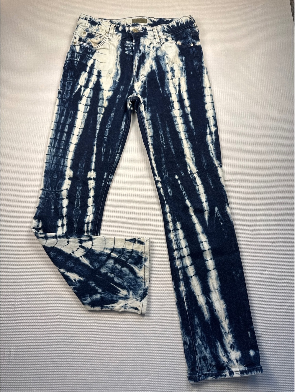MOTHER Denim "The Dazzler" jeans in the "Blue Lotus Club" wash